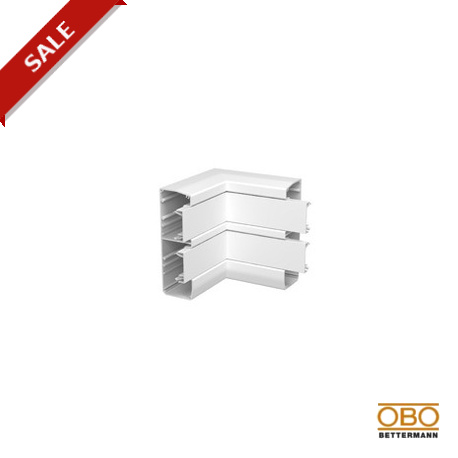 GEK-KIS53160 6116248 OBO BETTERMANN Ángulo interior, no variable, 53x160mm, blanco puro, 9010, Cloruro de po..