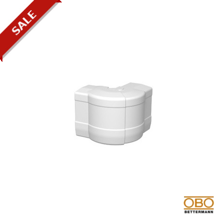 GEK-KA53100 6116264 OBO BETTERMANN angolo esterno, variabile, 53x100mm, bianco puro, 9010, Cloruro di polivi..