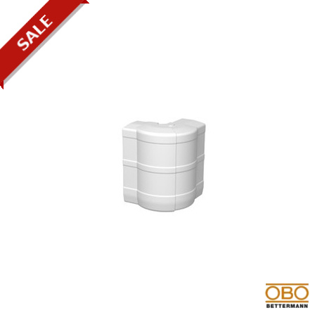 GEK-KA53160 6116280 OBO BETTERMANN ângulo exterior, variável, 53x160mm, branco puro, 9010, cloreto de polivi..