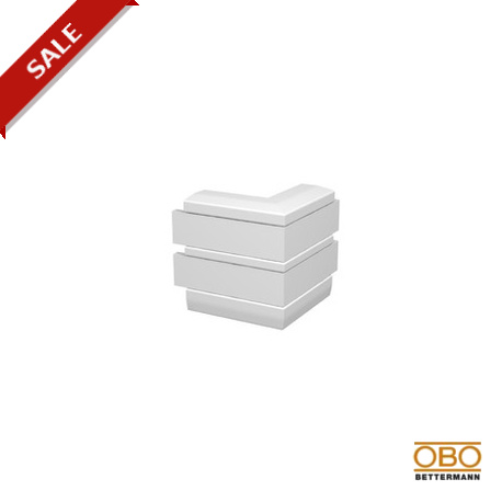 GEK-KAS53160 6116294 OBO BETTERMANN angolo esterno, non variabile, 53x160mm, bianco puro, 9010, Cloruro di p..