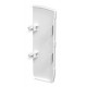 GEK-KER53160 6116388 OBO BETTERMANN Embout, à droite, 53x160mm, blanc pur, 9010, du chlorure de polyvinyle, ..