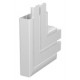 GEK-KFS53160 6116434 OBO BETTERMANN angle plan, croissant, 53x160mm, blanc pur, 9010, du chlorure de polyvin..