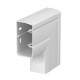 GEK-KFF53100 6116464 OBO BETTERMANN Ángulo plano, descendente, 53x100mm, blanco puro, 9010, Cloruro de poliv..