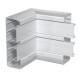 GEK-AI53160 6116595 OBO BETTERMANN angle intérieur, pas variables, 53x160mm, l'aluminium, l'aluminium anodis..