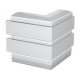 GEK-AA53160 6116647 OBO BETTERMANN angle extérieur, pas variables, 53x160mm, l'aluminium, l'aluminium anodis..