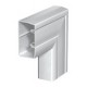 GEK-AFF53100 6116709 OBO BETTERMANN Flachwinkel fallend, 53x100mm, Aluminium, eloxiert, Aluminium, Alu