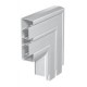 GEK-AFF53160 6116736 OBO BETTERMANN Angle plan descendant, 53x160mm, Aluminium en aluminium anodisé, Alu