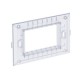 TG-UPM1 6119955 OBO BETTERMANN Die Trägerplatte Zubehöranschluss Modul 45 Einzel-, 115x74, Transparent,