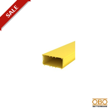 LD 220100CCY 6149033 OBO BETTERMANN Canal, com a tampa fechada, 220x100x2000, amarelo, óxido de polifenílico..