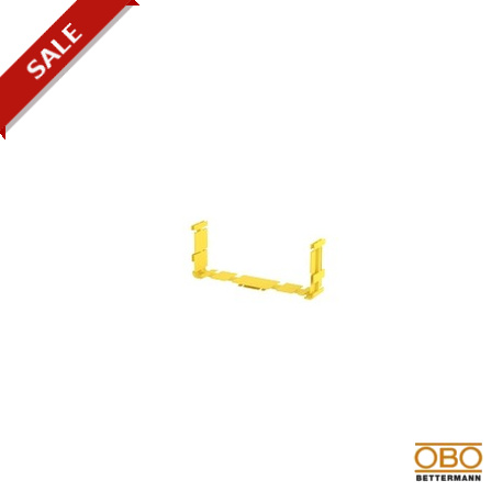 LD C220100 6149073 OBO BETTERMANN 220100 Union, pour percer le canal, 220x100, jaune, oxyde de polifenílico,..