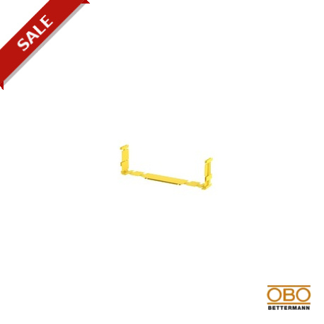 LD C300100 6149079 OBO BETTERMANN 300100 acoplamiento de conducto perforado, 300x100, amarillo, óxido de pol..