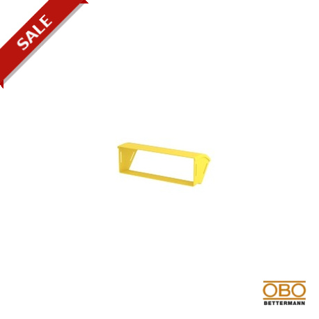 LD 300100VBF45C 6149143 OBO BETTERMANN A 45 ° in verticale, cadendo con coperchio, 300x100, giallo, ossido d..