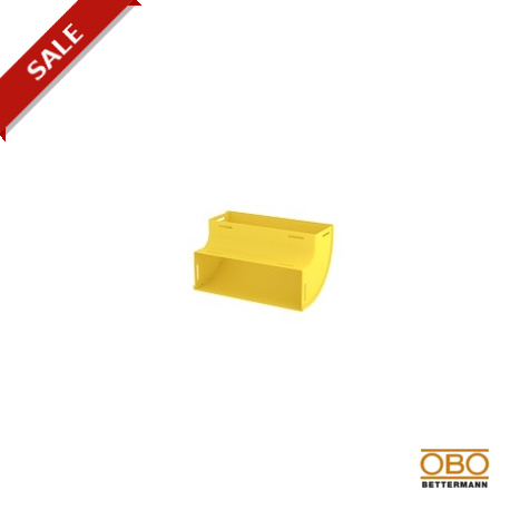 LD 220100VBR90C 6149209 OBO BETTERMANN ascendente vertical, ângulo de 90 °, com tampa, 220x100, amarelo, óxi..