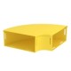 LD 220100HB90C 6149279 OBO BETTERMANN 90° bend with OT, 220x100, Yellow, Polyphenylene oxide, PPO