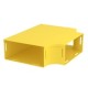 LD 220100HTC 6149318 OBO BETTERMANN T pièce horizontale avec couvercle, 220x100, jaune, oxyde de polyphénylè..