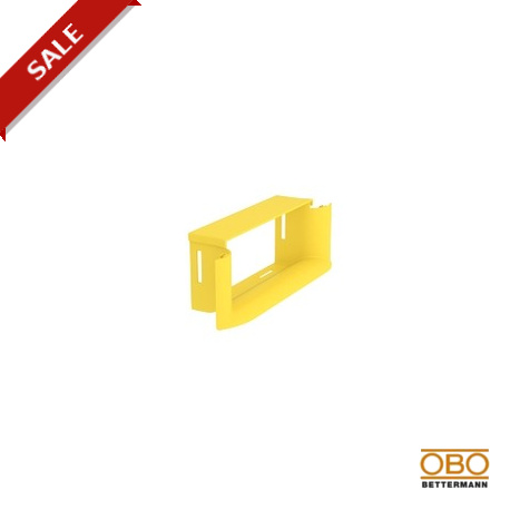 LD 220TDO 6149324 OBO BETTERMANN T piece horizontal with cover, 220x100, Yellow, Polyphenylene oxide, PPO