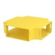 LD 220100HCC 6149412 OBO BETTERMANN Intersección, horizontal con tapa, 220x100, amarillo, óxido de polifenil..