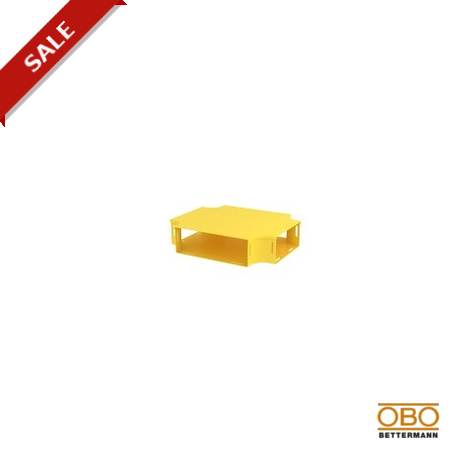 LD 300100HCRC 6149430 OBO BETTERMANN horiz intersection. réduction avec couvercle, 300x100, le jaune, l'oxyd..