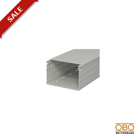 LK4 N 80120 6178236 OBO BETTERMANN Geschlitzt Kabelkanalsystem, 80x120x2000, steingrau, 7030, Polyvinylchlor..