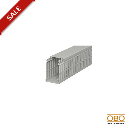 LKV N 75050 6178424 OBO BETTERMANN Canal de Cuadro, 75x50x2000, gris piedra, 7030, Cloruro de polivinilo, PVC