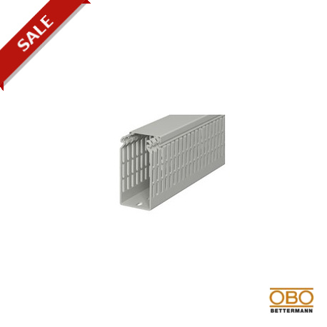 LKV N 10050 6178437 OBO BETTERMANN Canal de Cuadro, 100x50x2000, gris piedra, 7030, Cloruro de polivinilo, P..