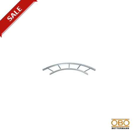 LBI 90 430 NS FS 6203035 OBO BETTERMANN 90 ° bend, p / band.esc. com NS degrau, 45x300, banda galvanizado, D..