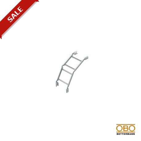 LGBV 430 NS FS 6205046 OBO BETTERMANN courbe verticale articulée pour échelle à câbles, 45x300, Strip-zingué..