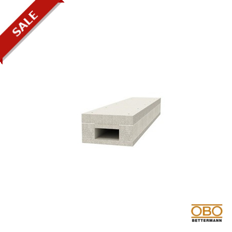 BSK 120511 7215216 OBO BETTERMANN canal Fireproof I120 / E90, 50x110mm, gris, fibre de verre en béton léger