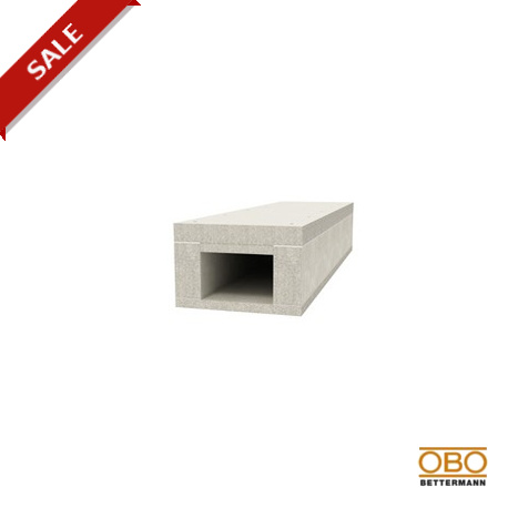 BSK 121016 7215228 OBO BETTERMANN canale a prova di fuoco I120 / E90, 105x160mm, grigio, fibra di vetro calc..