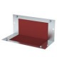 BSKM-GI 1025 7216445 OBO BETTERMANN placa de bloqueio no canto interno para montagem suspensa, 100x250, Stri..