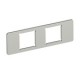 MPMT45 2LE 7408709 OBO BETTERMANN Mounting plate with 2x hole pattern Type LE, 77x24x1,5, Stainless steel, g..