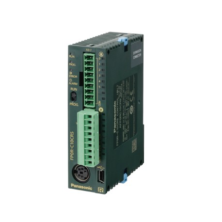 AFP0RC10MRS-T AFP0RC10MRS PANASONIC FP0R-C10MRS CPU, 16k etapas, 6 (PNP + NPN), 4 saídas de relé, bloco de t..