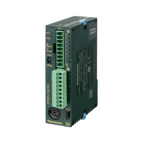 AFP0RC14RS PANASONIC FP0R-C14RS CPU, 16k Schritte, 8 (PNP + NPN), 6 relais, schraubklemmenleiste, Tool-port:..