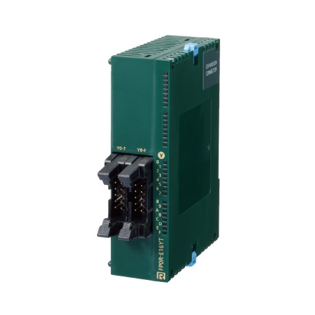 AFP0RE16YT-T AFP0RE16YT PANASONIC FP0R-E16YT expansão 16OUT transistor NPN, 2x10-pinos soquete da placa (MIL..