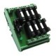 AFPRT8 PANASONIC Terminal de relé com 8 relés (2A), com LED, troca de contato com o parafuso de terminal par..
