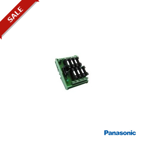 AFPRT8 PANASONIC Borne relais avec 8 relais (2A), avec LED, contact inverseur avec bornier à vis pour le rac..