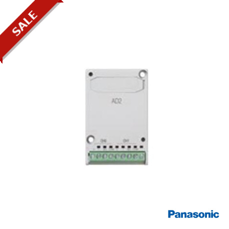 AFPX-A21 PANASONIC FP-X de e/S analógicas de cassette, 2 ch. entradas (0-10V o 0-20mA, 12-bit, 2ms/2ch.), 1 ..