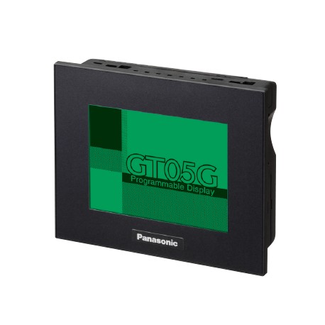 AIG05GQ04D PANASONIC Panel táctil GT05G de 3.5", monocromo, 320x240 pix., RS422/485 + USB-B (prog), 24V DC, ..