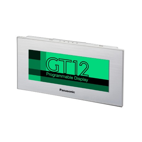 AIG12GQ13D PANASONIC Panel táctil GT12 de 4.6", 8 en escala de grises, 320x120 pix., RS232 + mini-USB (prog...