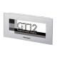 AIG12MQ13D PANASONIC Painel de toque GT12 4.6", 8 de escala de cinza, 320x120 pix., RS232 + mini-USB (prog.)..