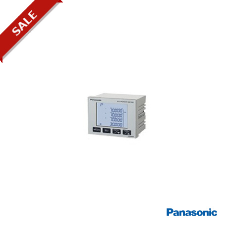 AKW92112 PANASONIC KW9M Eco-misuratore di potenza, montaggio a pannello, kW, kWh, kvar, A, V, PF, Hz, Tem. °..