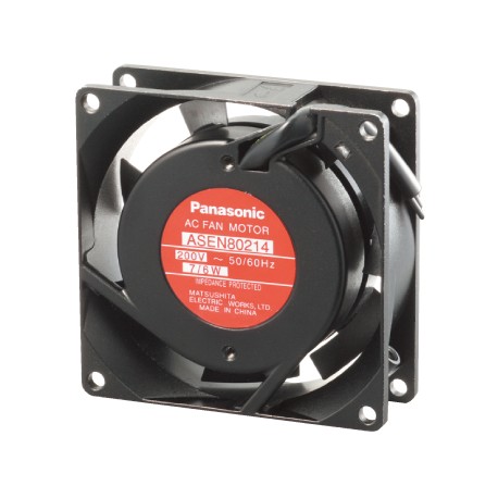 ASEN80216 PANASONIC AC motore del ventilatore, 80x80x25mm, filo di piombo di tipo standard, velocità, 230V
