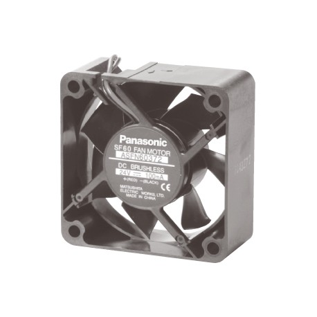 ASFN60372 PANASONIC DC Motore del ventilatore, 60x60x25mm, 24V DC 60x60x25
