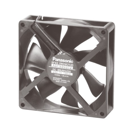 ASFN90371 PANASONIC DC motor del ventilador, 90x90x25mm, cojinete de bolas de tipo de velocidad estándar de ..