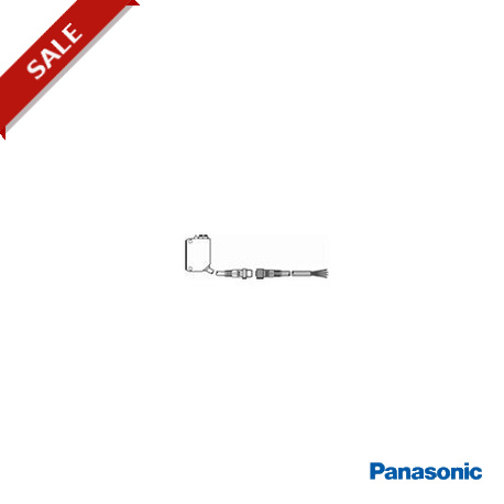 CN22C2 PANASONIC Cable con conector M12, 2 hilos serie CX400, 2m, CC