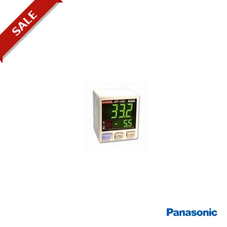 UDP102FEP DP-102-FE-P PANASONIC Sensor de pressão, -1 para 10bar, 2xPNP, Europeantype com G1/8, conector, ca..