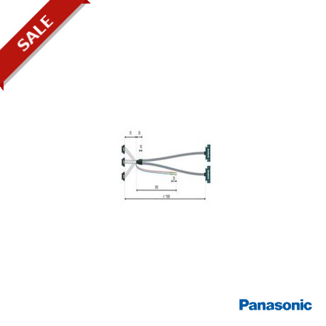 DVOP0983W-1 PANASONIC Cavo di collegamento MINAS A4/A5/A6 FP-Sigma PNP, 2 assi, 2 x 50-pin - 3 x 10-pin conn..