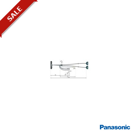 QUAE0002092 DVOP0986W1 DVOP0986W-1 PANASONIC Cable de conexión de MINAS A4/A5/A6 para FPG/FP2 módulo de posi..