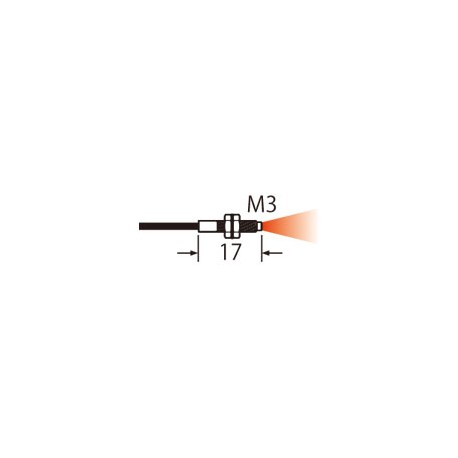 UFD32G FD-32G PANASONIC Fibre (réflexion, coaxial, le rayon de courbure R2, M3, 2m, IP40)