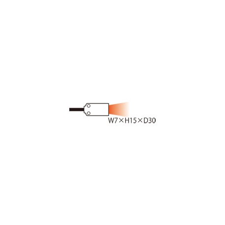 UFDA16 FD-A16 PANASONIC Faser (reflektierend, Breite beam type, 7 x 15 x 30mm, top sensing, Biegeradius R4, ..